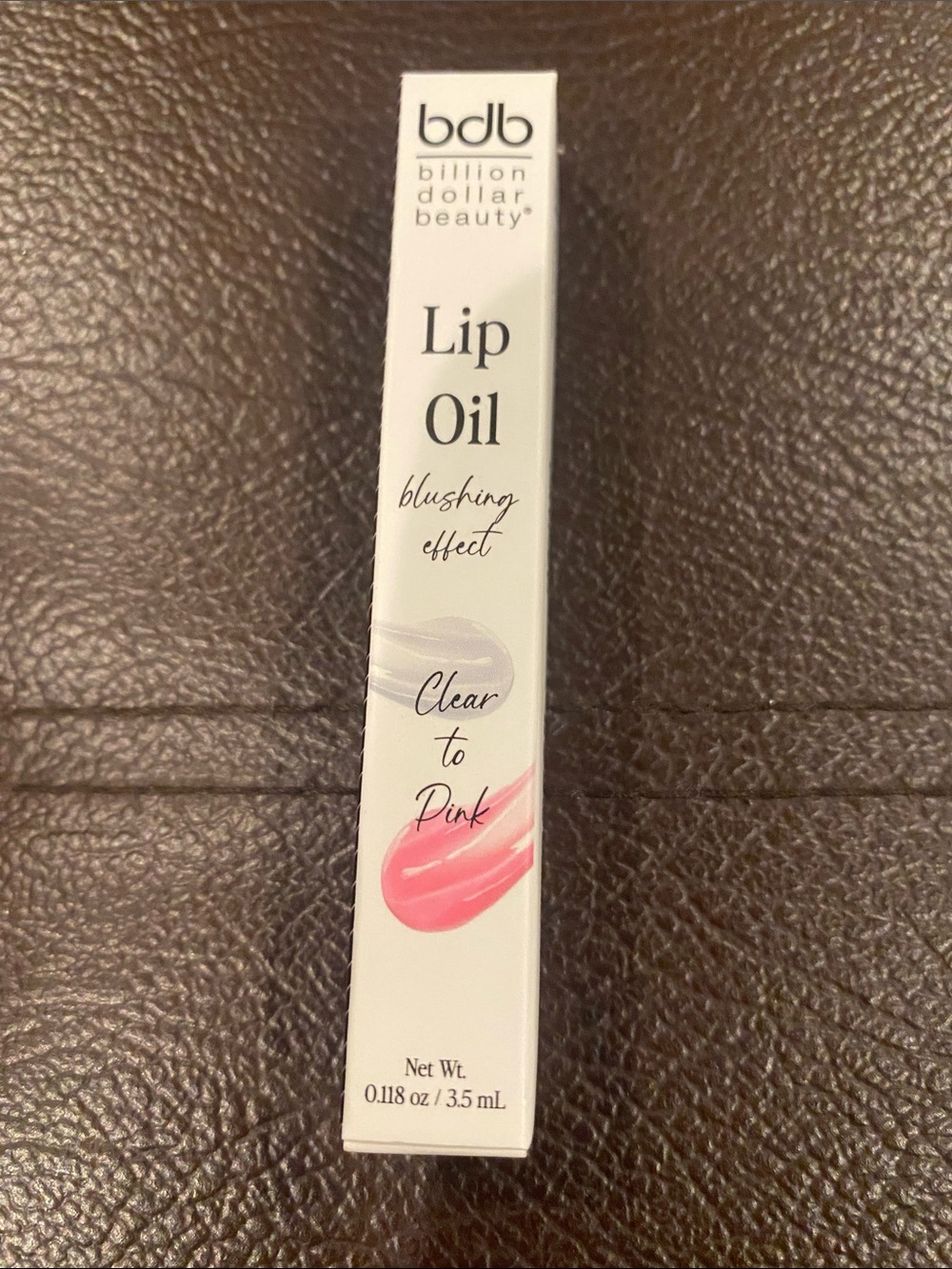 🎉🎉 5/$15 Billion Dollar Beauty Lip Oil - Clear to Pink Blushing Effect (Pink)